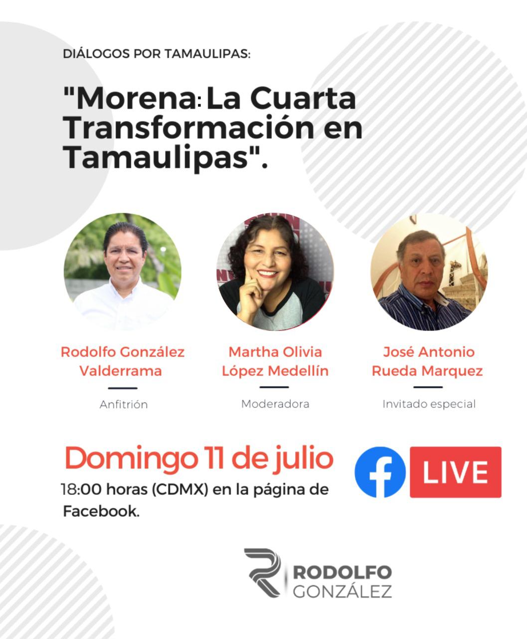 “Morena la Cuarta Transformación en Tamaulipas”.