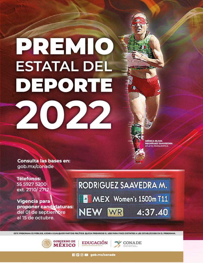 CONADE: Premio Estatal del Deporte 2022