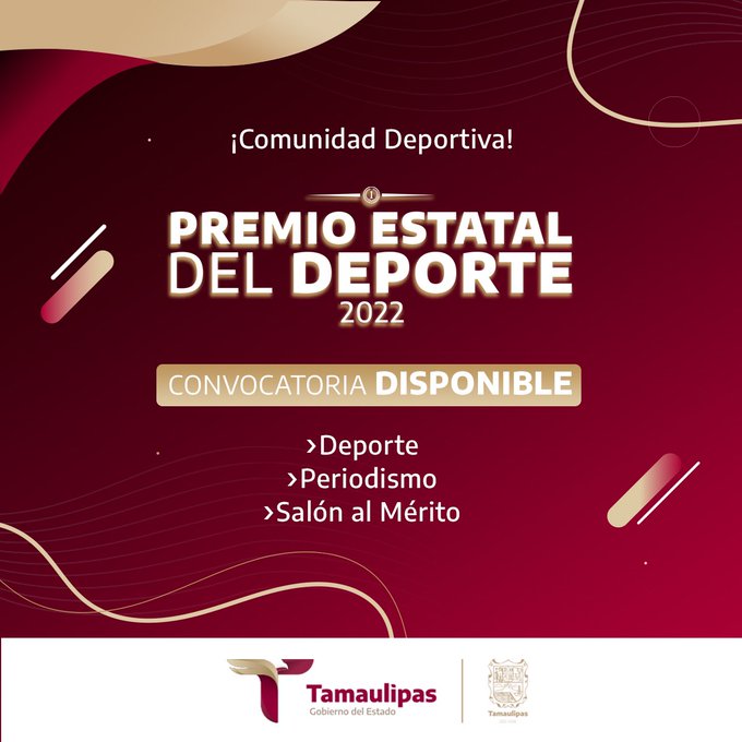 Tamaulipas: Premio estatal del deporte 2022