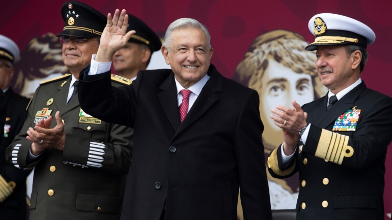 Pueblo y Fuerzas Armadas mantienen convivencia fraterna, afirma presidente en conmemoración del 112 Aniversario de la Revolución Mexicana