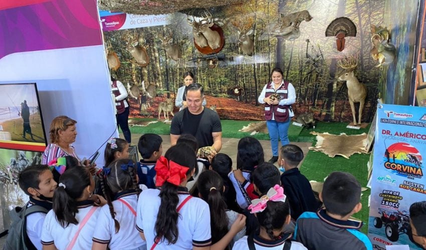 Comisión de caza y pesca de Tamaulipas fomenta conocimiento medioambiental