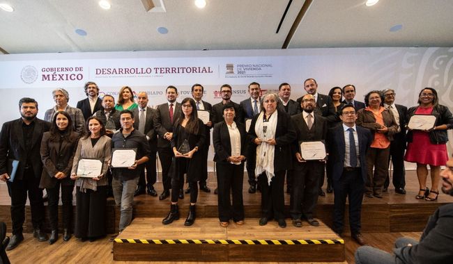 Sedatu otorga Premio Nacional de Vivienda 2021