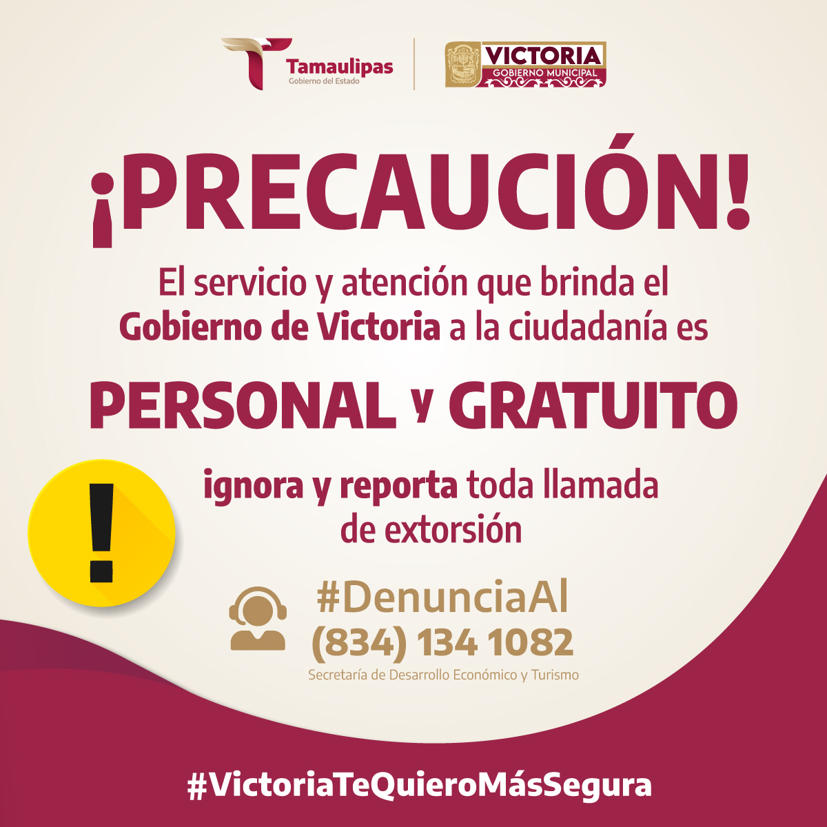 Gobierno de Victoria recomienda no caer en extorsión