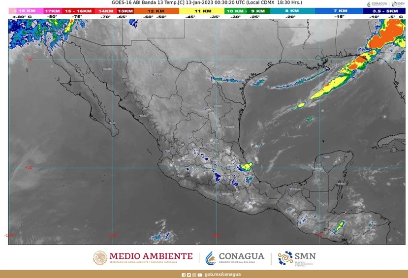 Disminuirá temperatura por entrada del frente frío 23 a Tamaulipas