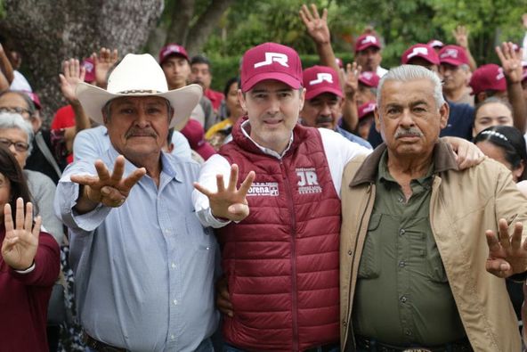 JR continúa su campaña por los municipios de Tamaulipas