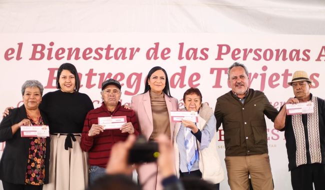 Pensión para el bienestar de las personas adultas mayores, derecho que protege la Constitución: Ariadna Montiel