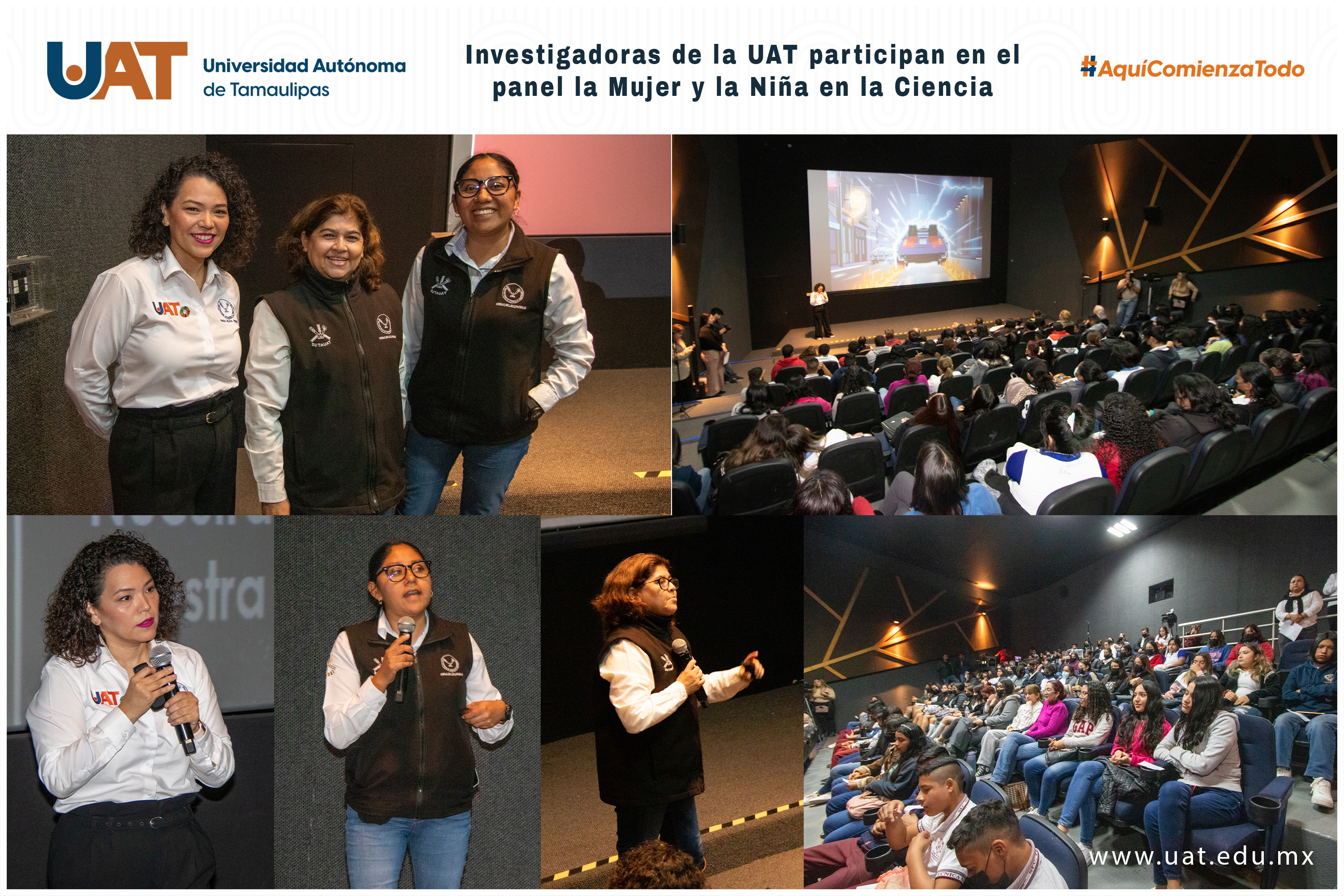Investigadoras de la UAT participan en el panel “La mujer y la niña en la ciencia»