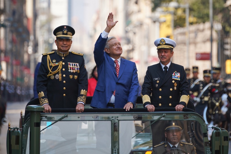 Presidente conmemora 110 Aniversario de la Marcha de la Lealtad en Centro Histórico de la Ciudad de México