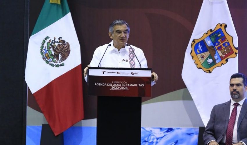 Américo Villarreal presenta “AGENDA DEL AGUA”