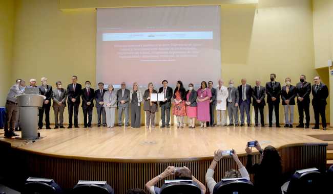 Institutos y hospitales firman pronunciamiento cero tolerancia al acoso y hostigamiento sexual