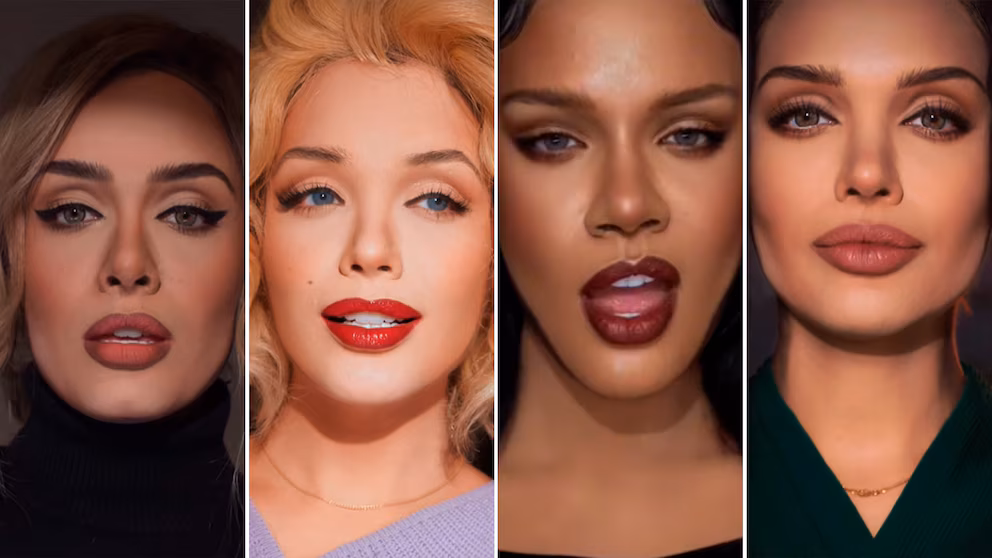 La maquilladora de las “mil caras”: quién es la mujer que replica los rostros de las famosas a la perfección