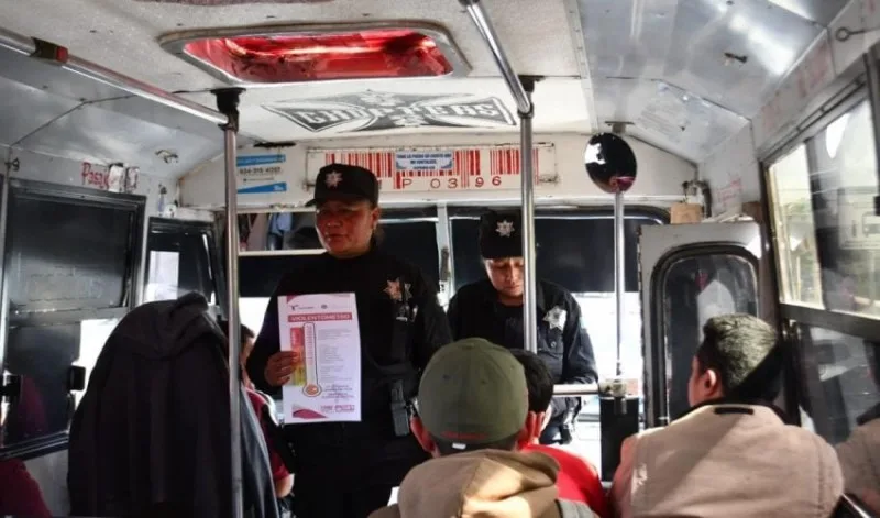 Impulsa Guardia Estatal «Ruta Segura» en transporte público de Tamaulipas
