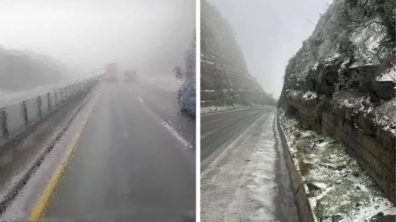 Hielo congela carreteras en Tamaulipas y deja 202 personas en albergues