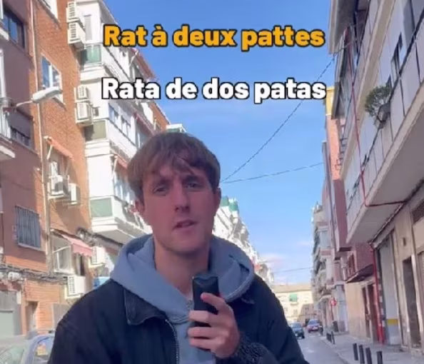 Europeo conquista las redes al traducir ‘Tres Veces Te Engañé’ y ‘Rata de Dos Patas’ al francés; “Es por ti, Paquita”