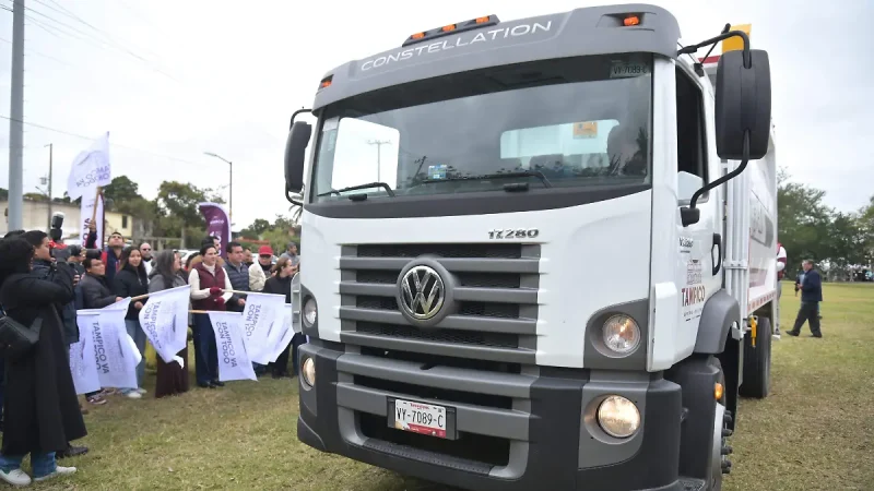 Tampico suma seis camiones para recolección de basura; se generan 400 toneladas al día