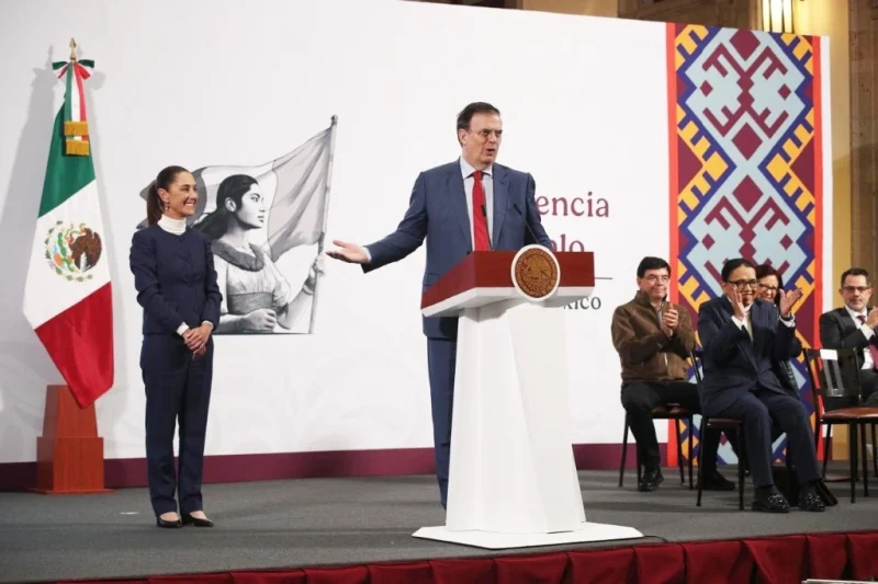 Acuerdo alcanzado por Sheinbaum con Trump, «totalmente insólito», destaca Ebrard