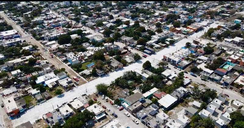 Tampico: Después de 50 años pavimentan importante vialidad en la ‘Enrique Cárdenas González’