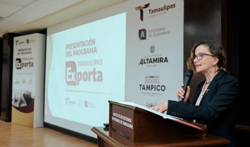 Presenta Ninfa Cantú programa «Tamaulipas exporta» para apoyar a MIPYMES