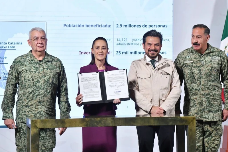Anuncia Sheinbaum construcción de 7 hospitales del IMSS en varios estados