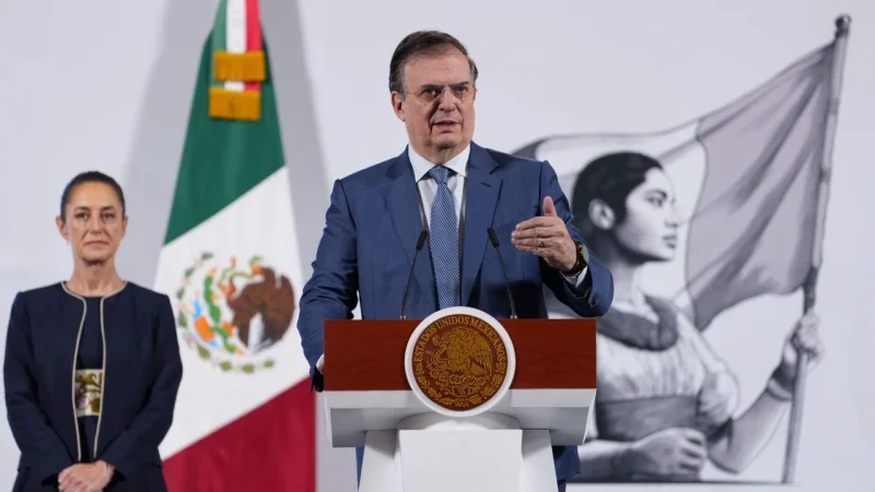 Casi el 90% de productos que exportamos a EU quedan protegidos de aranceles: Ebrard
