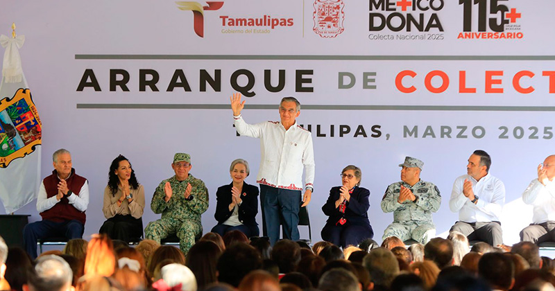 Arranca la Colecta 2025 de Cruz Roja en Tamaulipas