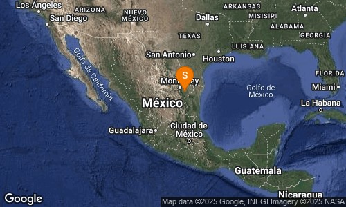 Reportan sismo de 4.5 Grados Richter a 18 Km. de Montemorelos, Nuevo León