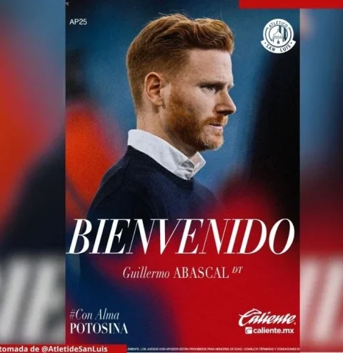 Guillermo Abascal, nuevo técnico del Atlético de San Luis