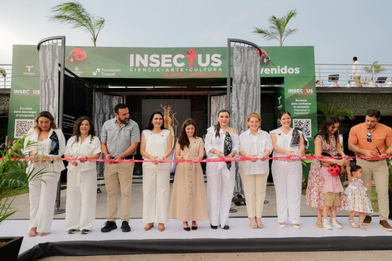 Inaugura Mónica Villarreal la exposición ‘Insectus: Ciencia. Arte y Cultura’