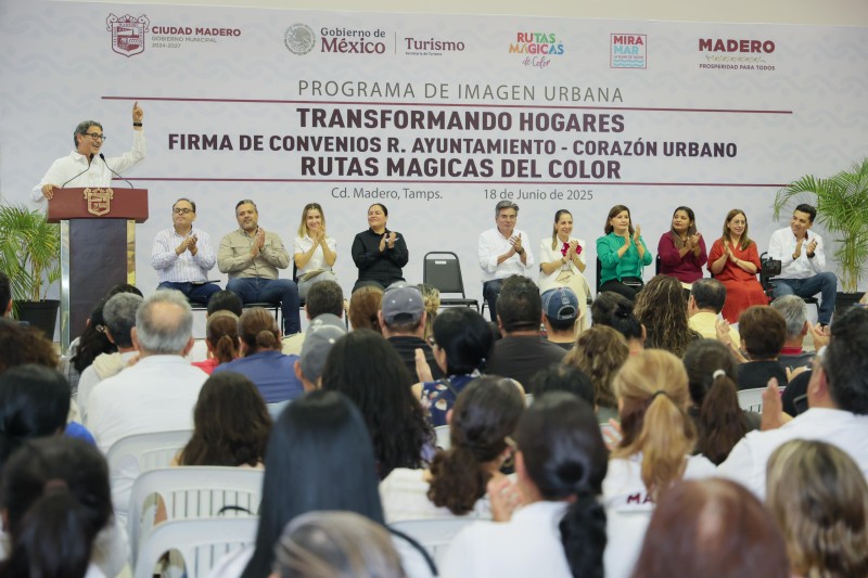 A Ciudad Madero llega “Rutas Mágicas del Color” para transformar hogares: Erasmo González