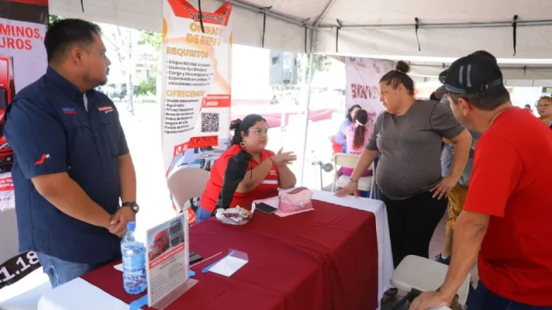 Continúa el Programa “Empleo en tu Colonia” con más de 400 vacantes disponibles para contratación inmediata en Nuevo Laredo, Tamaulipas