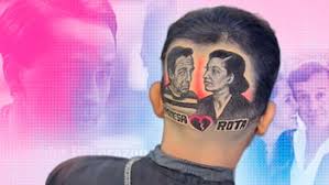 Peinado viral con el rostro de Chespirito y su exesposa causa sensación en redes | Video
