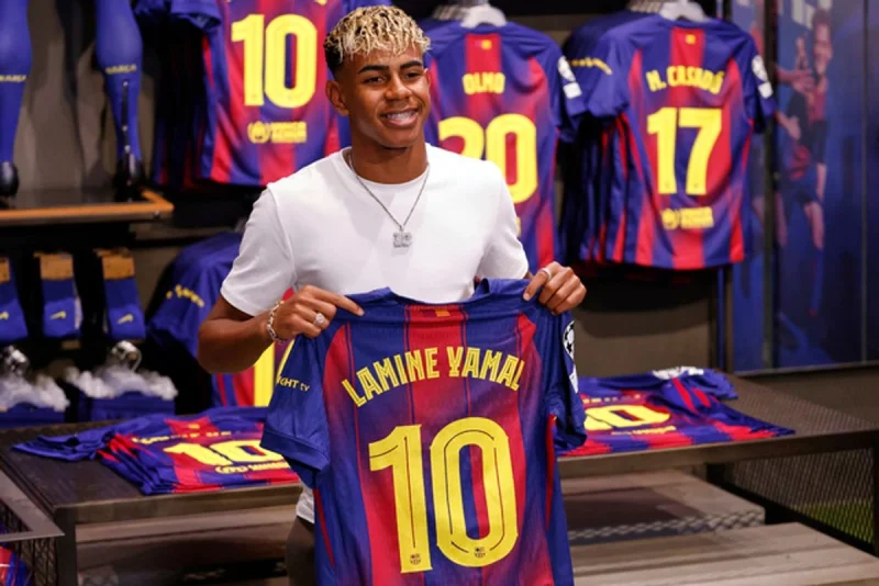 Lamine Yamal portará el emblemático ’10’ en el Barcelona
