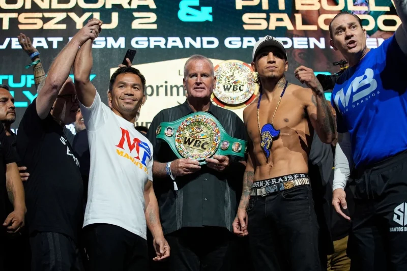 Pacquiao y Barrios superan sin dificultad la báscula