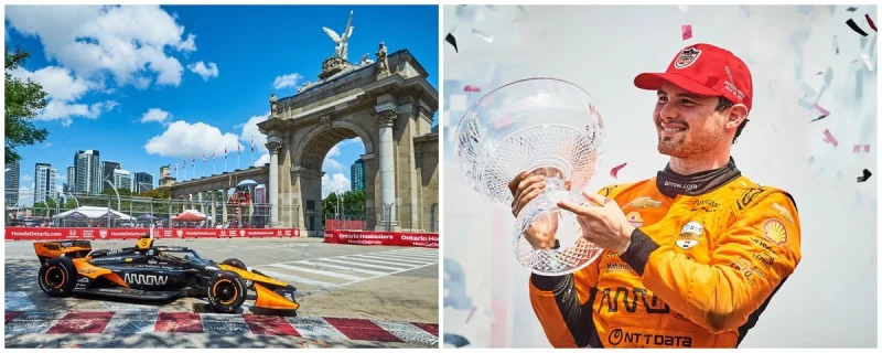 Pato O’Ward celebra en Toronto segunda victoria en la IndyCar