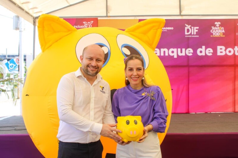 Dunia Marón convoca a sumarse al boteo teletón 2025 en Ciudad Madero