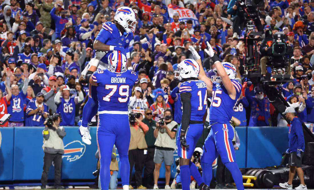 Los Bills de Buffalo firman épica remontada y vencen a Ravens en el primer Sunday Night Football de la temporada