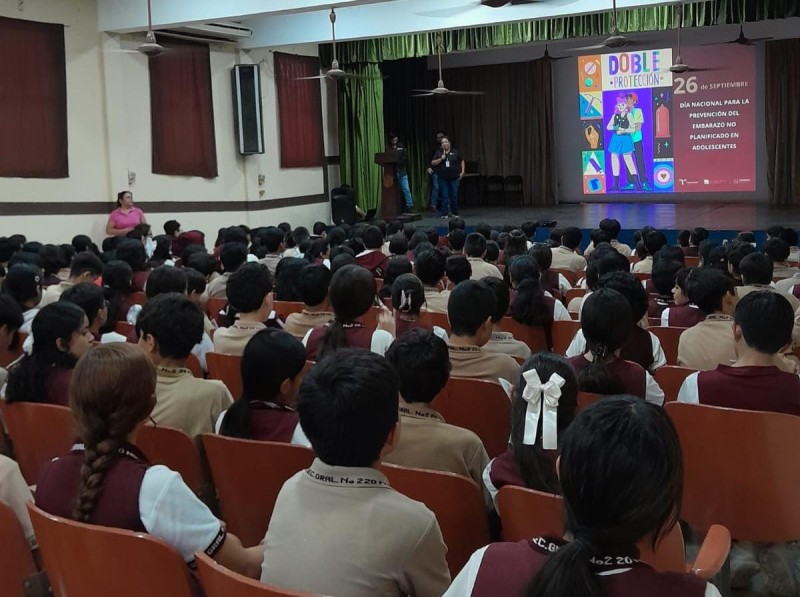 Ciudad Madero impulsa pláticas sobre prevención del embarazo no planeado en escuelas secundarias