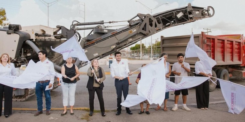 Arranca el alcalde Beto Granados, la rehabilitación de pavimento asfáltico en el Bulevar Manuel Cavazos Lerma