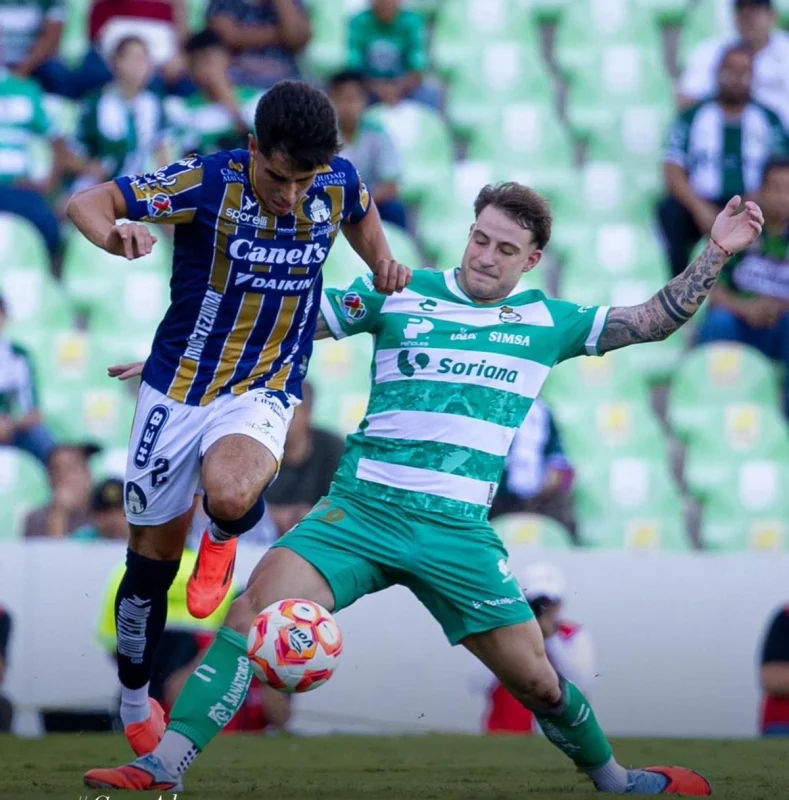 Con doblete de João Pedro, Atlético de San Luis golea 4-1 a Santos Laguna