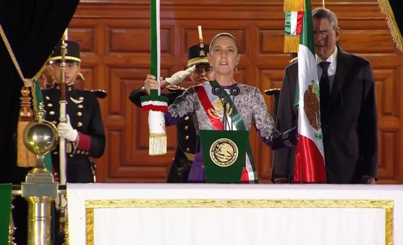 Histórico grito de Independencia con rostro de mujer