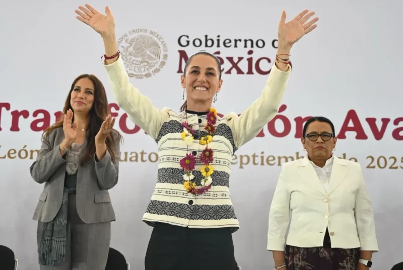 Sheinbaum empieza su gira de rendición de cuentas en Zacatecas, Guanajuato y Aguascalientes