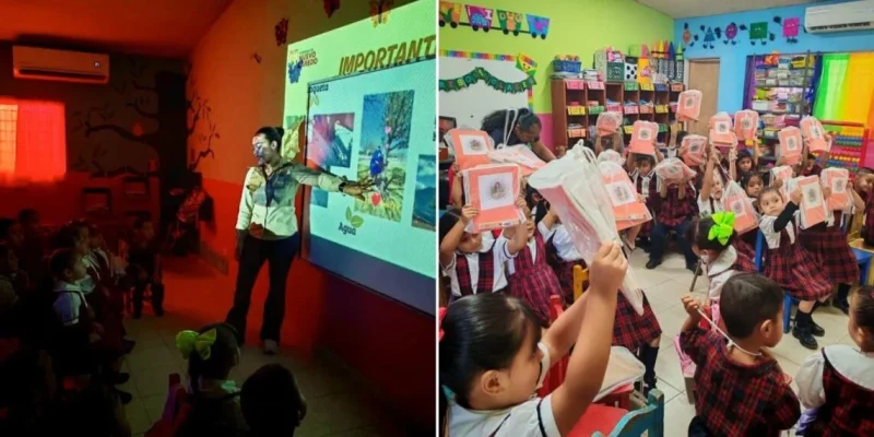 Gobierno municipal de Nuevo Laredo, Tamaulipas, impulsa conciencia ecológica entre pequeños de preescolar