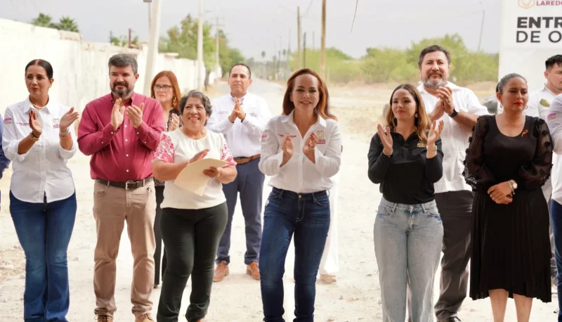 Gobierno de Nuevo Laredo fortalece infraestructura vial y sanitaria en Los Fresnos y Colonia Lagos
