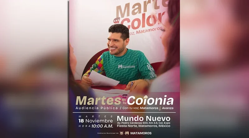 Beto Granados encabeza nueva jornada de ‘martes en tu colonia’ en Mundo Nuevo