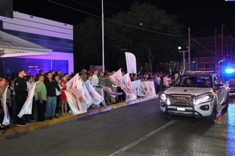 Erasmo González junto a fuerzas de seguridad arranca operativo de Buen Fin y Navidad 2025