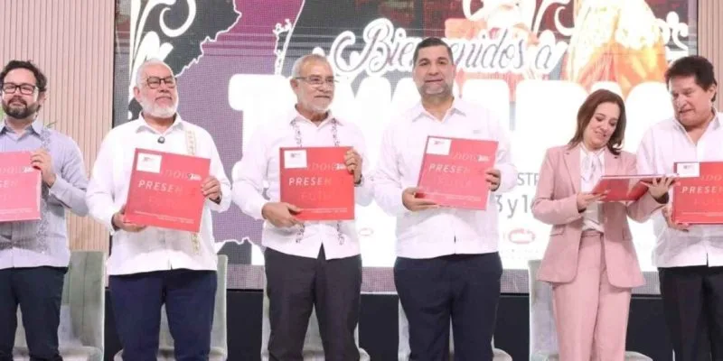 En representación del Gobernador, Américo Villarreal Anaya, secretario de Obras Públicas inaugura Congreso Internacional de Infraestructura Turística