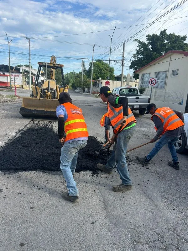 Aplica Municipio de Ciudad Victoria plan de bacheo en fin de semana