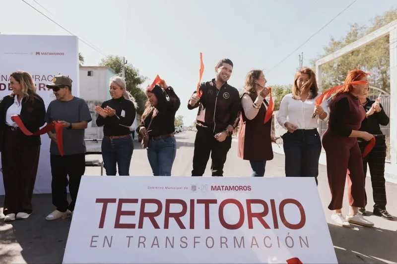 Beto Granados inaugura pavimentación en la Colonia Ampliación Cabras Pintas