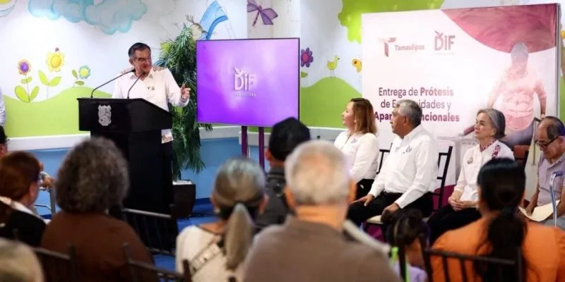 Américo y María de Villarreal impulsan la rehabilitación y autonomía de las personas con discapacidad en Tamaulipas
