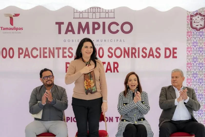 Mónica Villarreal destaca avance del programa Sonrisas del Bienestar